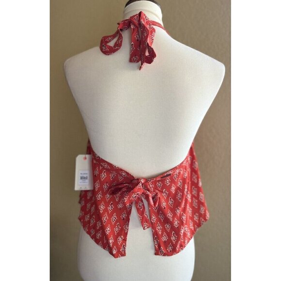 Billabong Juniors Festival Vibes Woven Halter Top Size Large - Picture 3 of 10